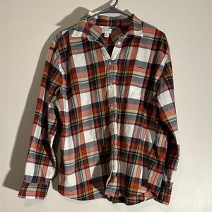 J. Crew Multicolor Plaid Button Down Shirt